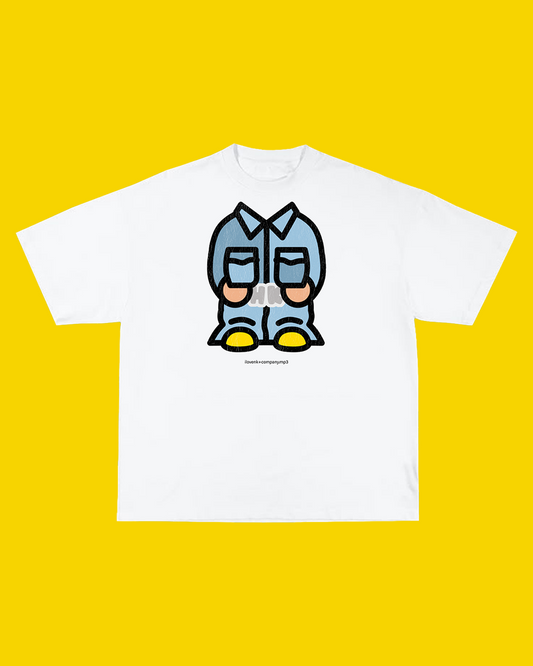 ilovenk+company.mp3 shirt (WHITE)