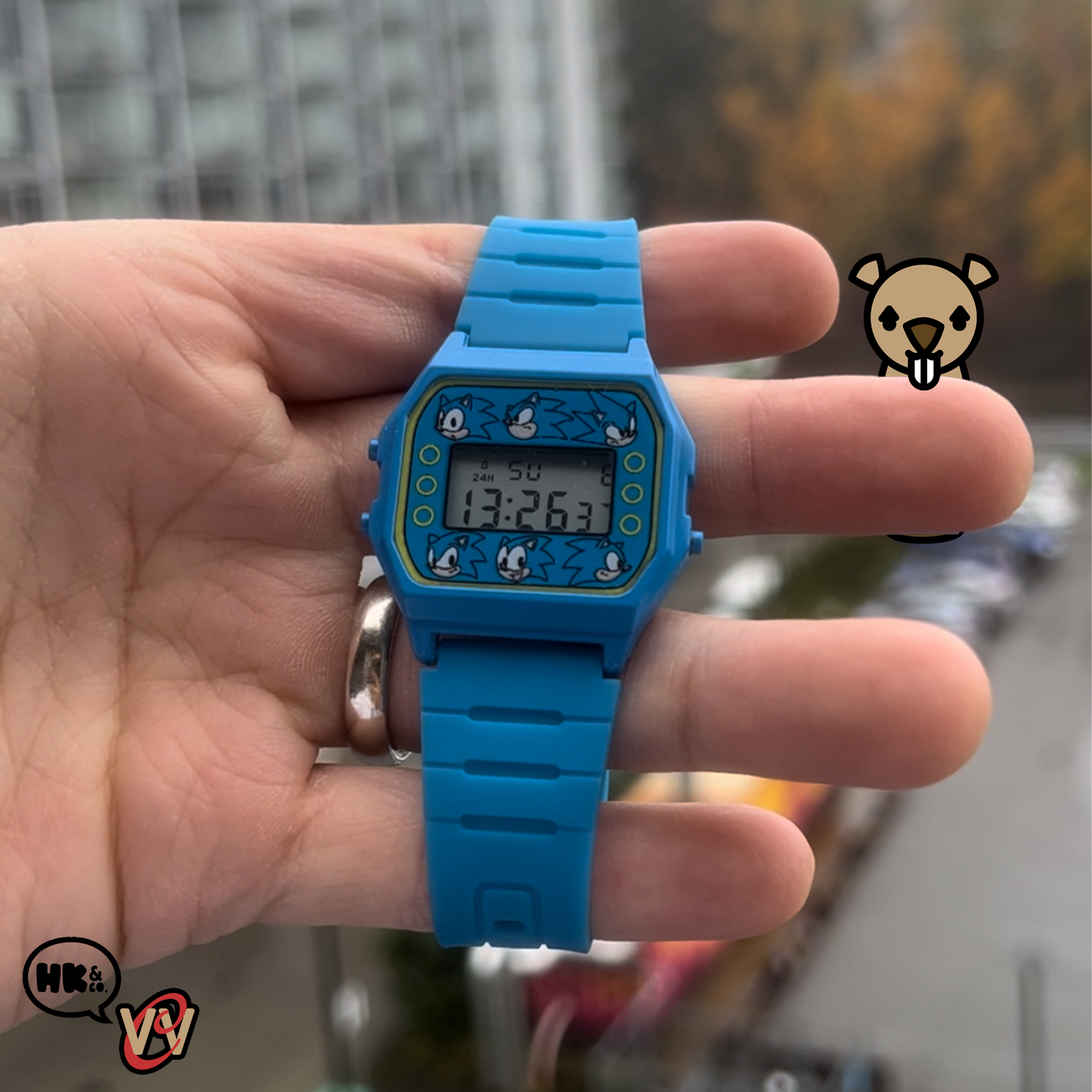 Sonic LCD Digital Watch