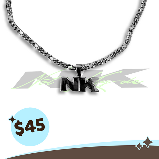 "NK LOGO" pendant